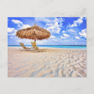 Tropical Beaches   Aruba Sandy Beach Briefkaart