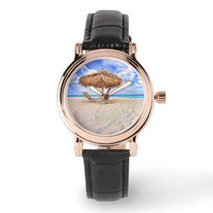 Tropical Beaches   Aruba Sandy Beach Horloge