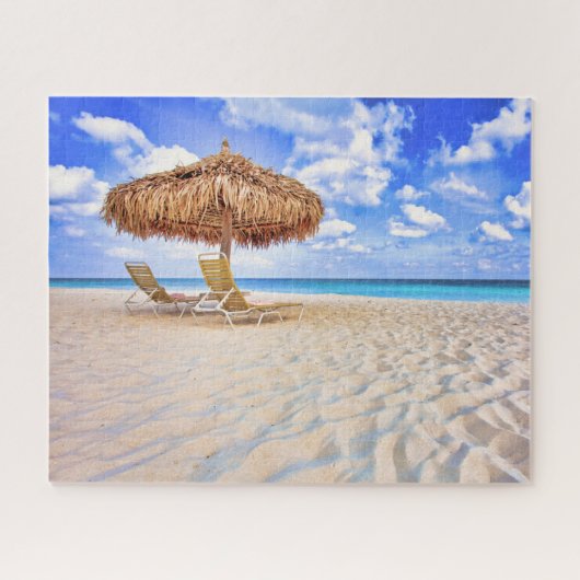 Tropical Beaches | Aruba Sandy Beach Legpuzzel (Horizontaal)