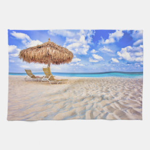 Tropical Beaches Aruba Sandy Beach Theedoek