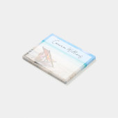 Tropical Beaches | Beach Chair on Sand Post-it® Notes (Schuin)