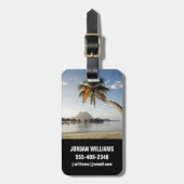 Tropical Beaches Bora Bora Bagagelabel (Voorkant verticaal)