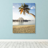 Tropical Beaches Bora Bora Canvas Afdruk (Insitu (Houten vloer))