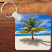 Tropical Beaches Bora Bora, French Polynesia Sleutelhanger (Voorkant)