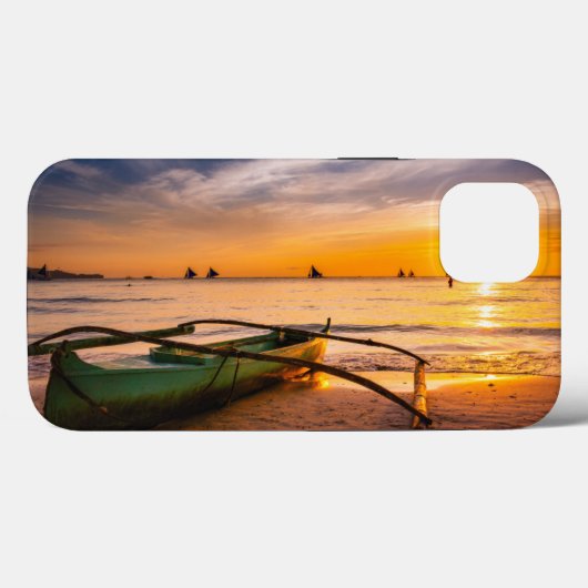 Tropical Beaches | Boracay's White Beach Case-Mate iPhone Case (Achterkant (horizontaal))