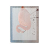 Tropical Beaches Caribbean Flamingo, Aruba Notitieblok (Gedraaid)