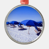 Tropical Beaches | Clearwater, Florida Metalen Ornament (Voorkant)
