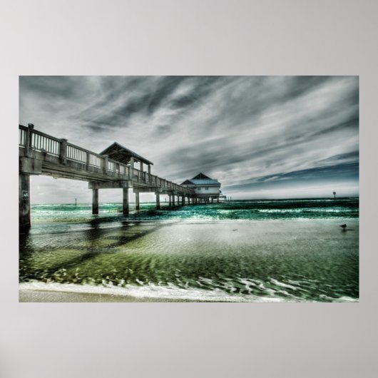 Tropical Beaches | Clearwater Florida Poster (Voorkant)