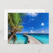 Tropical Beaches Dusit Thani Maldives Briefkaart (Voorkant / Achterkant)