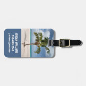 Tropical Beaches | Eagle Beach, Aruba Bagagelabel (Voorkant horizontaal)