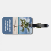 Tropical Beaches | Eagle Beach, Aruba Bagagelabel (Achterkant horizontaal)