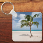 Tropical Beaches Eagle Beach, Aruba Sleutelhanger (Voorkant)