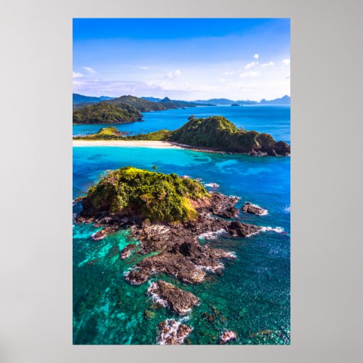 Tropical Beaches | El Nido Phillipines Poster (Voorkant)