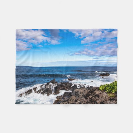 Tropical Beaches | Haleakala National Park Maui Fleece Deken (Voorkant (Horizontaal))