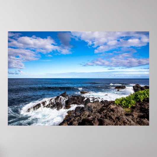 Tropical Beaches | Haleakala National Park Maui Poster (Voorkant)