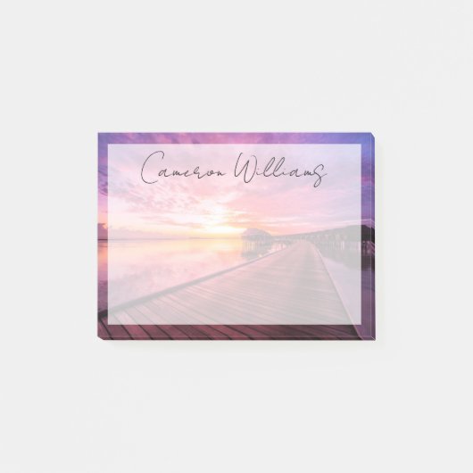 Tropical Beaches Maldiven Sunset Post-it® Notes (Voorkant)