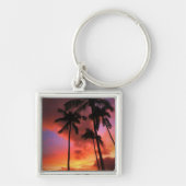 Tropical Beaches Maui Hawaii Islands Sleutelhanger (Voorkant)