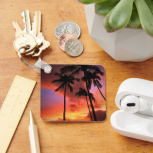 Tropical Beaches Maui Hawaii Islands Sleutelhanger