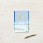 Tropical Beaches Motu Tofari Beach, Bora Bora Post-it® Notes (Op bureau)
