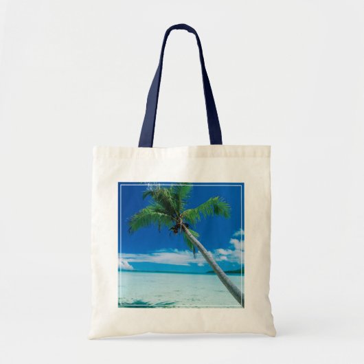 Tropical Beaches Motu Tofari Beach, Bora Bora Tote Bag (Voorkant)