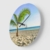 Tropical Beaches | Sailboat, Palm Tree, Aruba Grote Klok (Hoek)