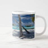 Tropical Beaches Sandy Beach, Maldives Extra Grote Beker (Rechts)