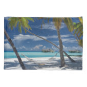 Tropical Beaches Sandy Beach, Maldives Kussensloop (Achterkant)