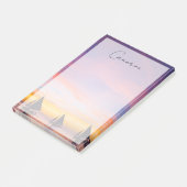 Tropical Beaches Sunset Sailboats, Phillipines Post-it® Notes (Schuin)