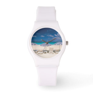 Tropical Beaches   Tropical Beach Anguilla Horloge