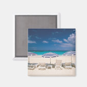 Tropical Beaches | Tropical Beach Anguilla Magneet (Voorkant / Achterkant)