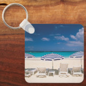 Tropical Beaches | Tropical Beach Anguilla Sleutelhanger (Voorkant)