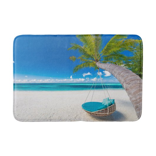 Tropical Beaches Tropical Landscape Beach Swing Badmat (Voorkant)