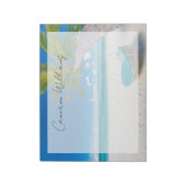 Tropical Beaches Tropical Landscape Beach Swing Notitieblok (Gedraaid)