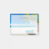Tropical Beaches Tropical Landscape Beach Swing Post-it® Notes (Voorkant)