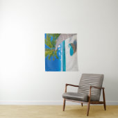 Tropical Beaches | Tropical Landscape Beach Swing Wandkleed (In situ)