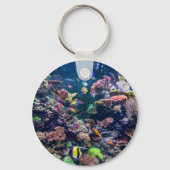 Tropical Beaches | Underwater Coral Reef Sleutelhanger (Achterkant)