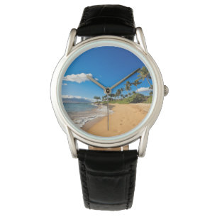 Tropical Beaches   Wailea, Maui, Hawaii Horloge