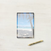 Tropical Beaches White Beach Boracay Philippines Post-it® Notes (Op bureau)