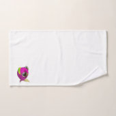 Tropical beau poisson rose fille (Serviette à main)