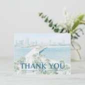 Tropical bedankkaarten Bedankkaart (Staand voorkant)