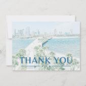 Tropical bedankkaarten Bedankkaart (Voorkant)