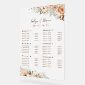 Tropical Beige en Mint prijslijst Acryl Bord (Hoek)