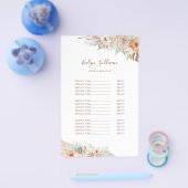 Tropical beige en Munt prijslijst Flyer (Enkel)