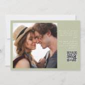 Tropical Bird of Paradise Beach Wedding Photo  Save The Date (Achterkant)