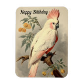 Tropical Bird Verjaardag Fotomagneet Magneet (Verticaal)