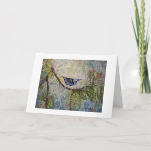 Tropical Bird Waterverf Art Wenskaart Kaart