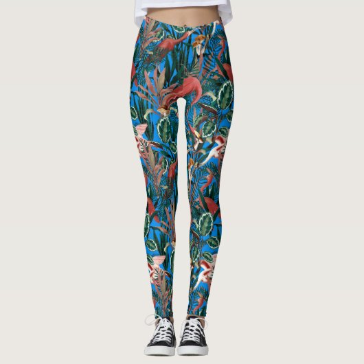 Tropical birds Leggings (Devant)