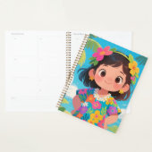 Tropical Bloom Dreams Planner (Devant avec enveloppe)