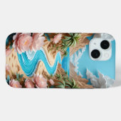 Tropical Bloom River iPhone / coque ipad (Verso (horizontal))