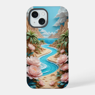 Tropical Bloom River iPhone / coque ipad